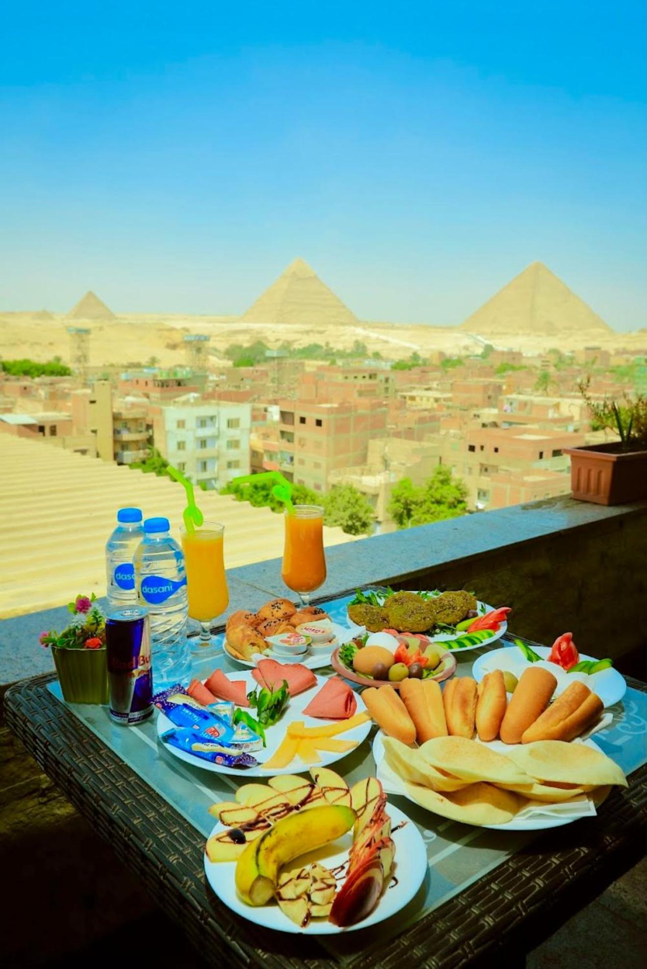 Topaz Pyramids View Inn Kafrat al Jabal ภายนอก รูปภาพ