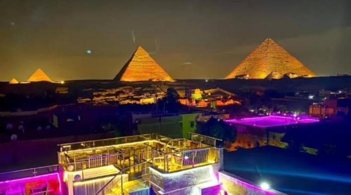 Topaz Pyramids View Inn Kafrat al Jabal ภายนอก รูปภาพ